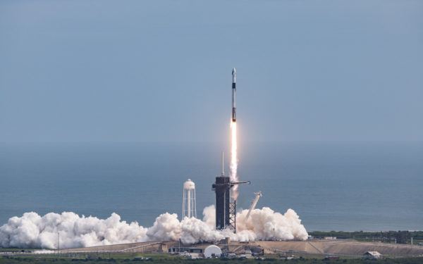 Space X Launches 2 crew into space May 27 2020